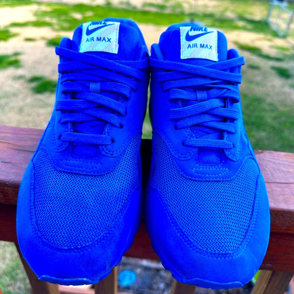 Nike Air Max 1 PRM ‘ Tonal royal blue’.   Sz 9 mens - Picture 12 of 13